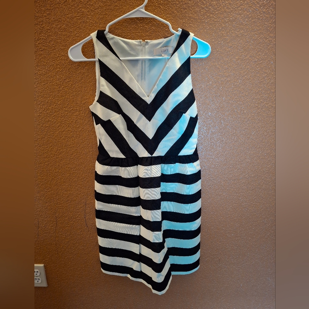 Womans striped dress size 0